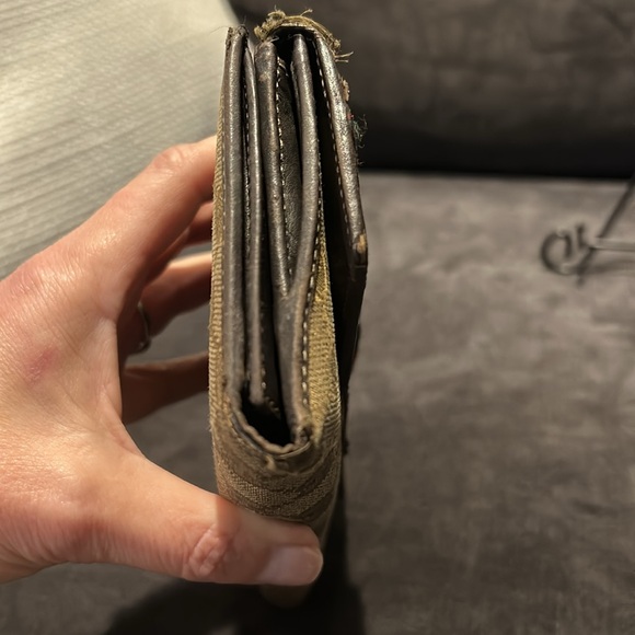 Vintage Gucci Authentic Monogram Continental Long Snap Flap Wallet 7 1/2 X 4 - Picture 11 of 15